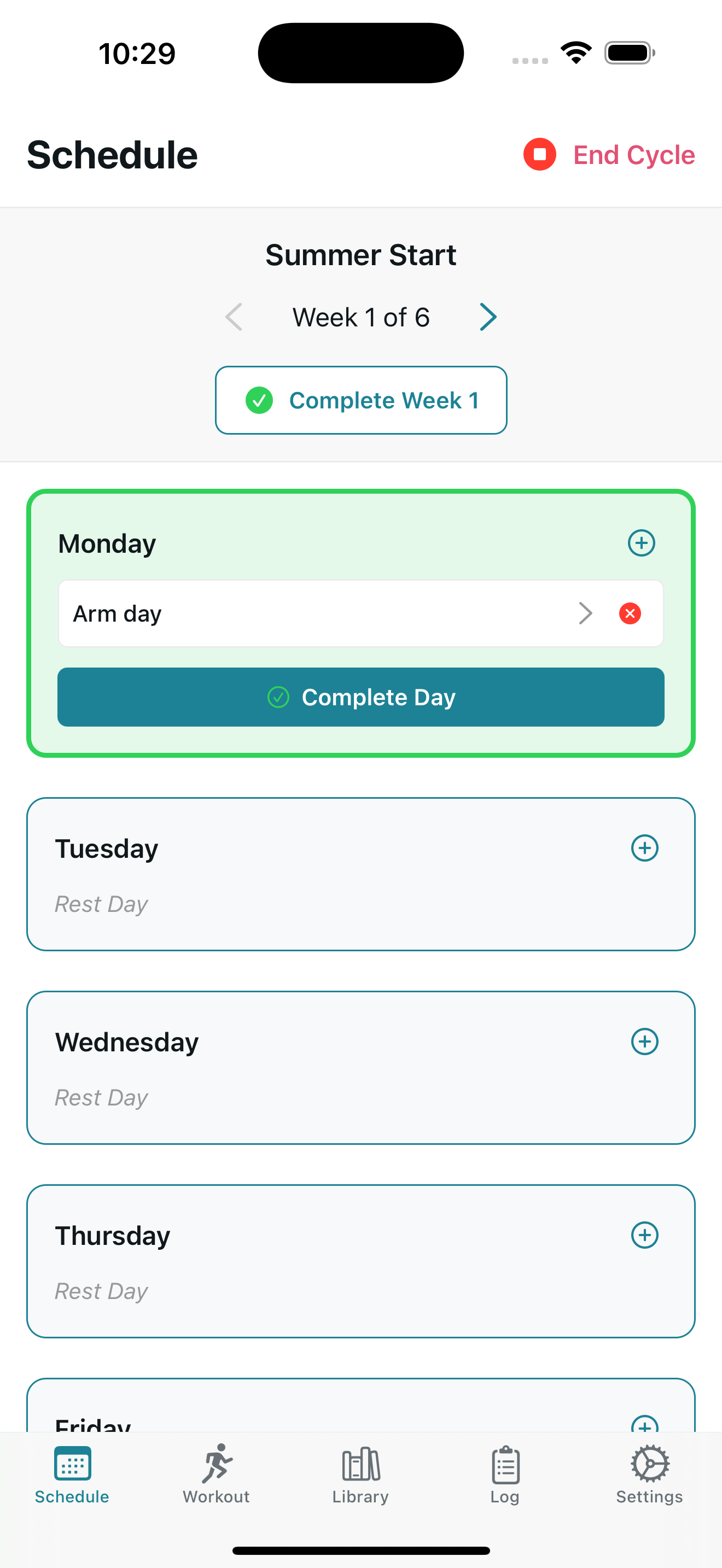 Just Lift Be Fit - Settings